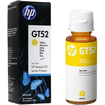 בקבוק דיו צהוב מקורי HP GT52 M0H56AE