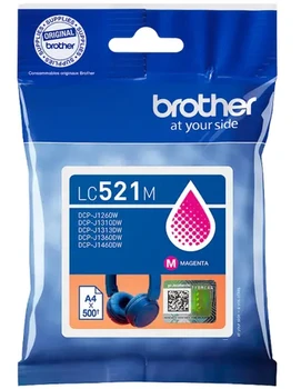 ראש דיו מקורי אדום Brother LC-521M