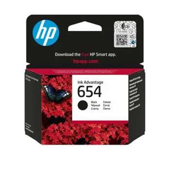 ראש דיו שחור מקורי HP 654